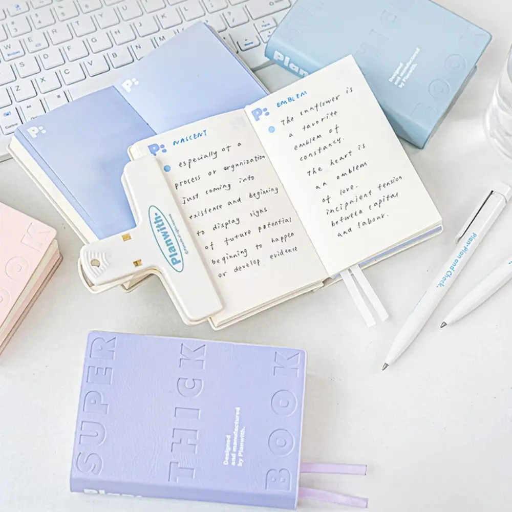 Cuaderno de cuero con cubierta impermeable creativa, cuaderno de bolsillo minimalista cuadrado, tacto cómodo, planificador personalizado, Bloc de notas escolar