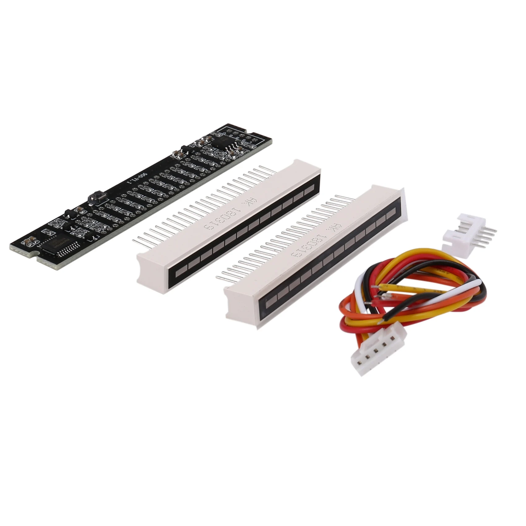 New Mini Dual 12 Level Indicator LED Light Bar VU Meter Stereo Amplifier Board Adjustable Light Speed Board with AGC(A)