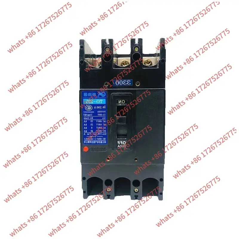 

Marine Jiakong Plastic Case Circuit Breaker TO-225BA Shunt Release Auxiliary 3300/3310/3322 Air Switch