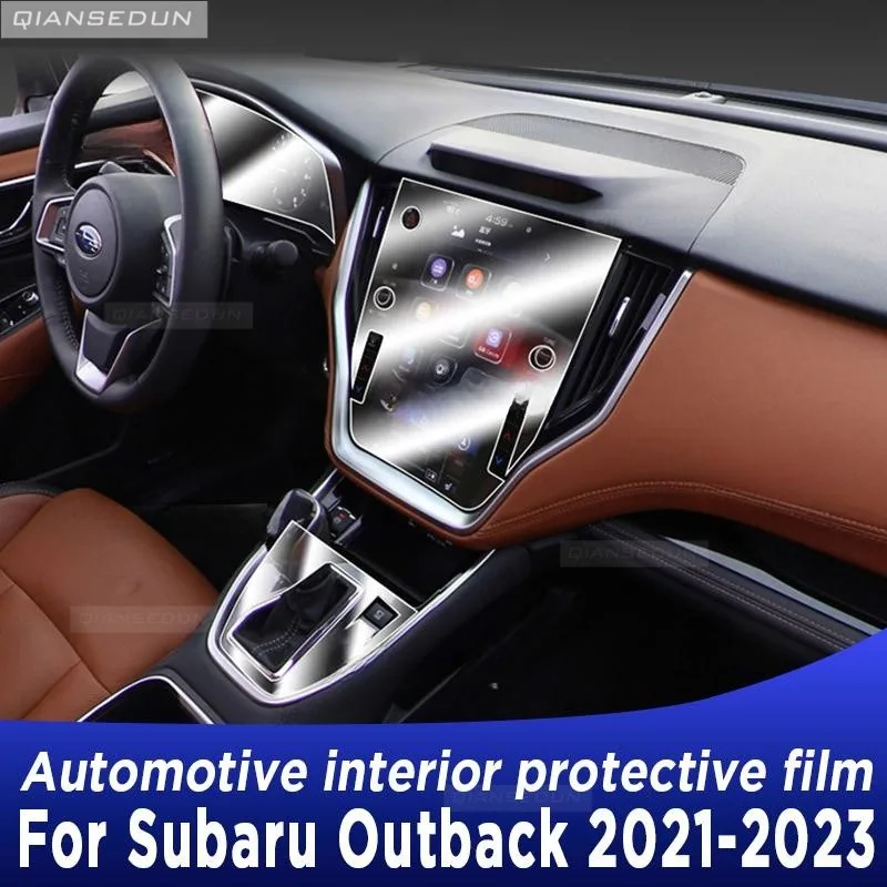 

For subaru outback 2023 2021 2022 Car Interior Center console Transparent TPU Protective film Anti-scratch Repair film