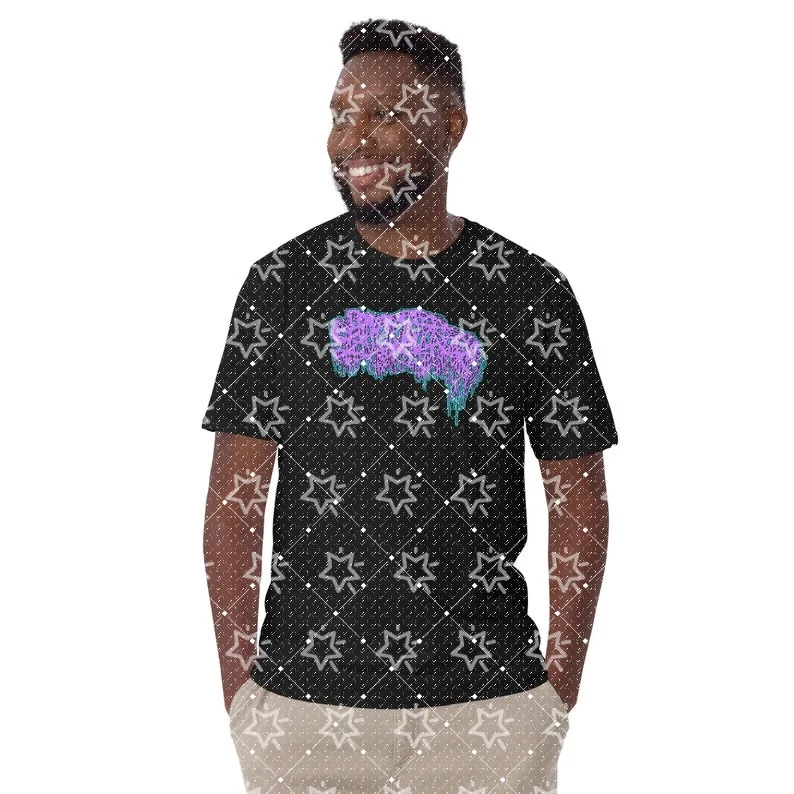 New Heavy Metal Series Band Support Short Sleeve Cotton Casual Fashion T-shirt Comfortable Surrounding T-shirt
