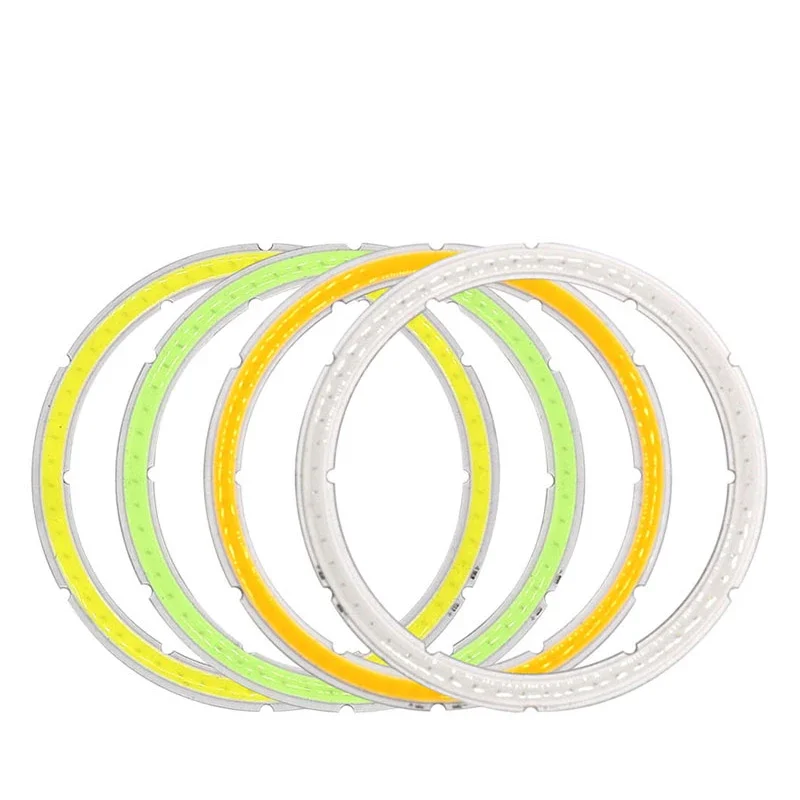 Annual Shape LED COB Angel Eyes DC 12V 24V 25mm-110mm 2.5W-12W COB Chip on Aluminum Board Ring LED Cold Warm White Light Source