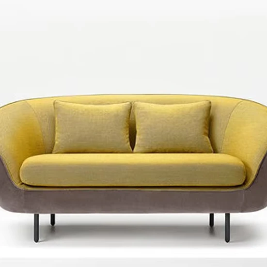 

Modern Three-Seat Velvet Fabric Sofa Chair For Home Office Comfortable With Hotel Application