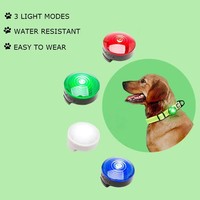 Truelove Pet Safety LED Light for Pet Wear Collar Harness Backpack with Water Resistant and Long Continuous Battery lifeTLD19101