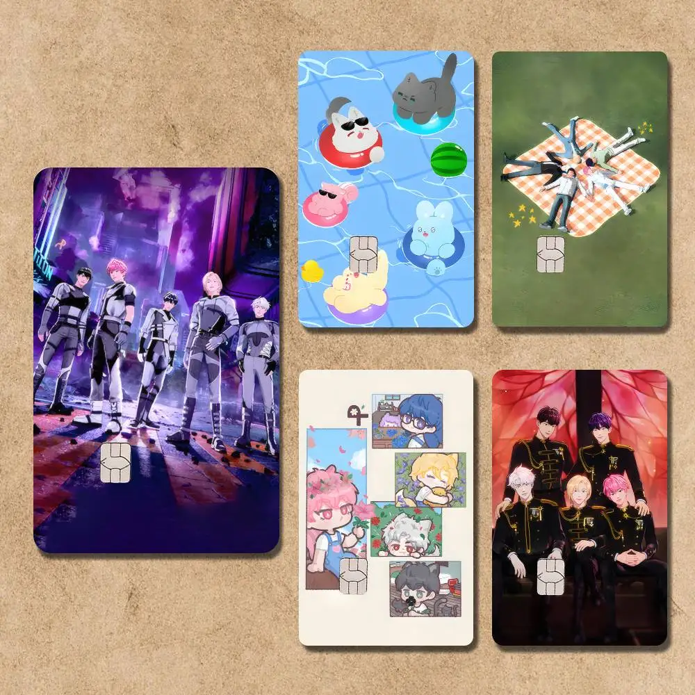 

Plave Y-Yejun Noah B-Bamby-ES Card Stickers Credit Visa Debit Bank Charge Card Bus Metro Waterproof Sticker Decal Decoration