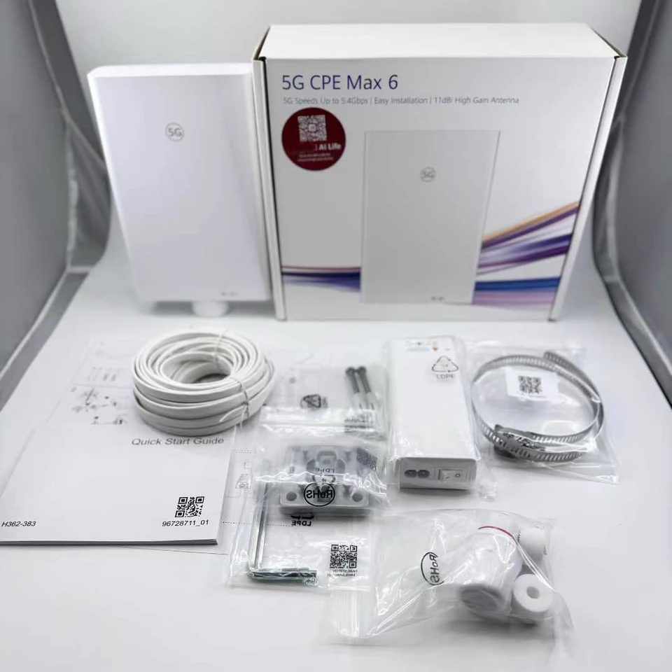 ZOWEE 5G CPE Max 6 H362-383 High-Gain 11Dbi 5G+4G Antennas 5G SA+