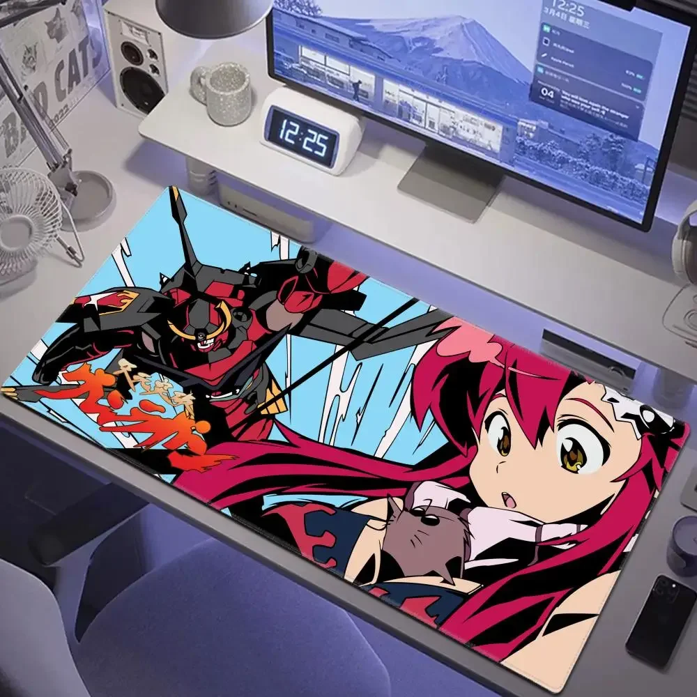 Gurren Lagann Mouse Pad Large Gaming Accessories Mouse Mat K