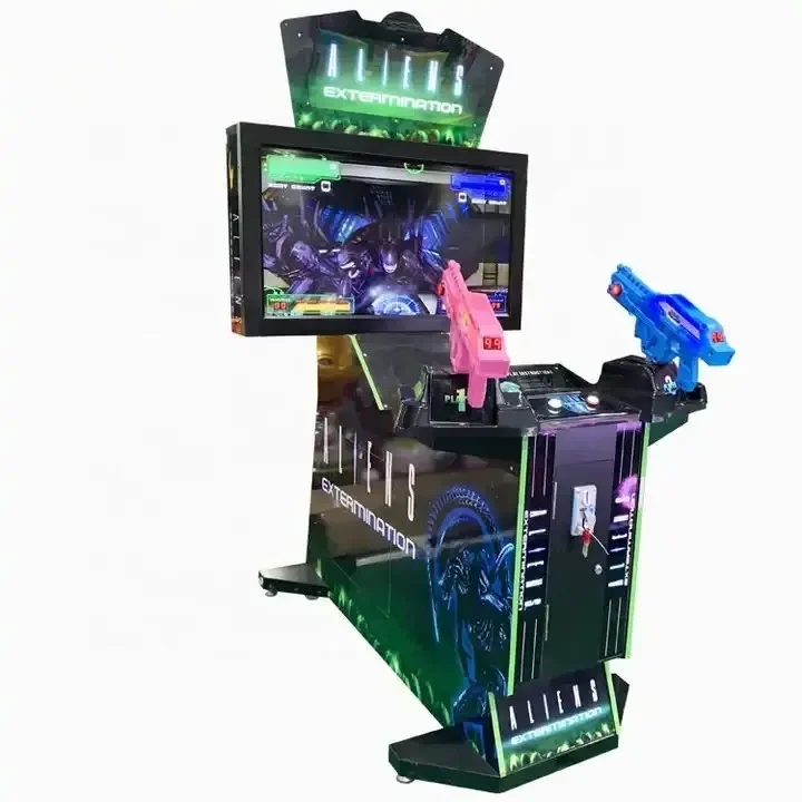 

-42" Aliens Extermination Coin Machine Operated Ticket Arcade Shooting Game