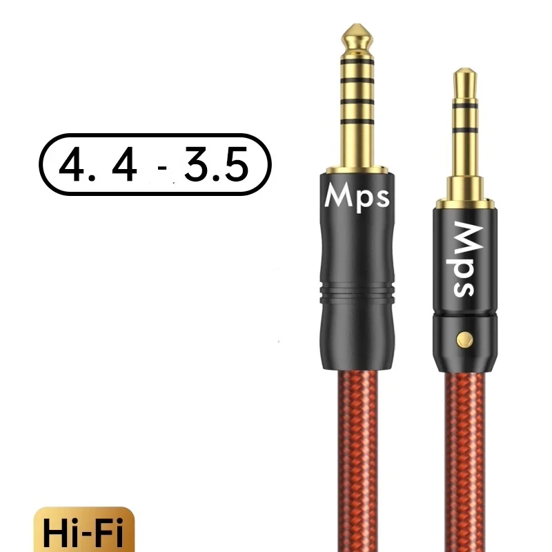 Fever Grade HiFi Speaker 6.5mm 4.4mm 3.5mm Audio Cables 6.35 Stereo Dual Channel TRS 6.5 6.3mm Cable 6N Oxygen Free Copper Wire