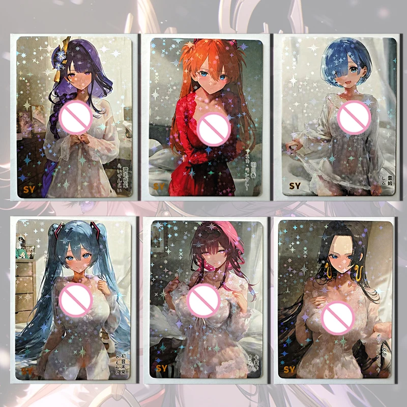 

Goddess Story Diary of Flowers YS card Raiden Shogun Rem Hatsune Miku Keqing Jingliu boy Toy collection Birthday Christmas gifts