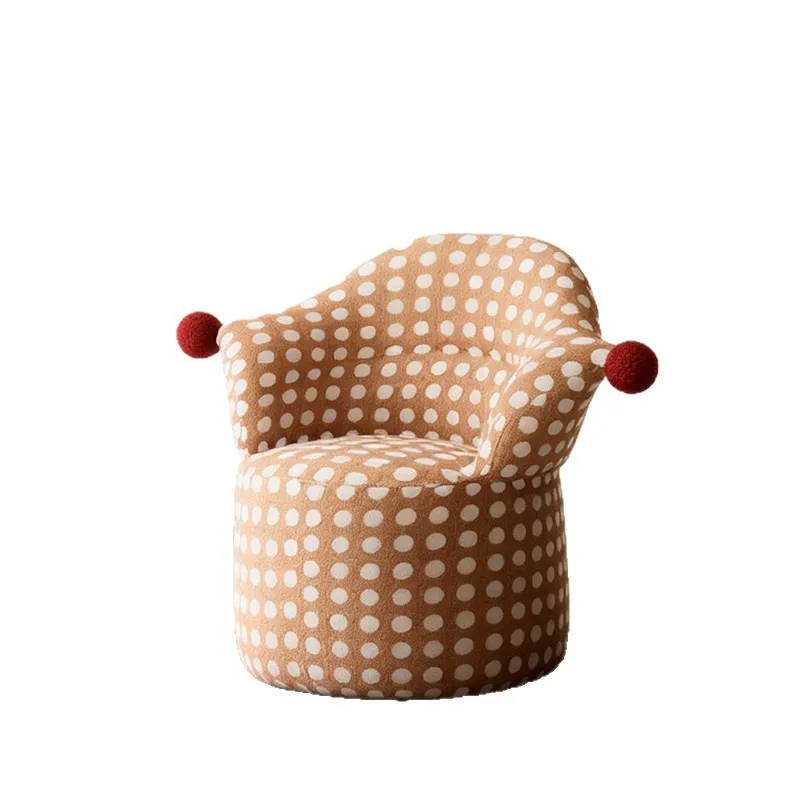 

light luxury single sofa small apartment designer club living room bedroom retro creative leisure negotiation single chair