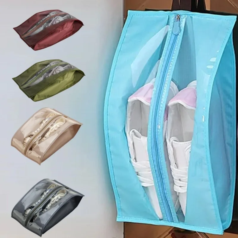 

Dustproof Shoes Storage Bags Travel Portable Shoes Bag with Sturdy Zipper Pouch Case Waterproof Pocket Shoes Organizer