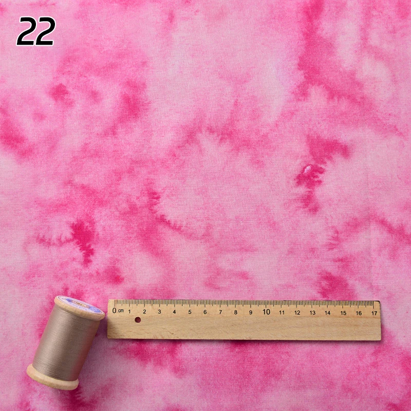 Cotton Tie-Dye Fabric Ink Smudge Gradient Fabrics for Sewing Dress Clothing Background Decoration Tie Dye Style Print Cloth 50cm