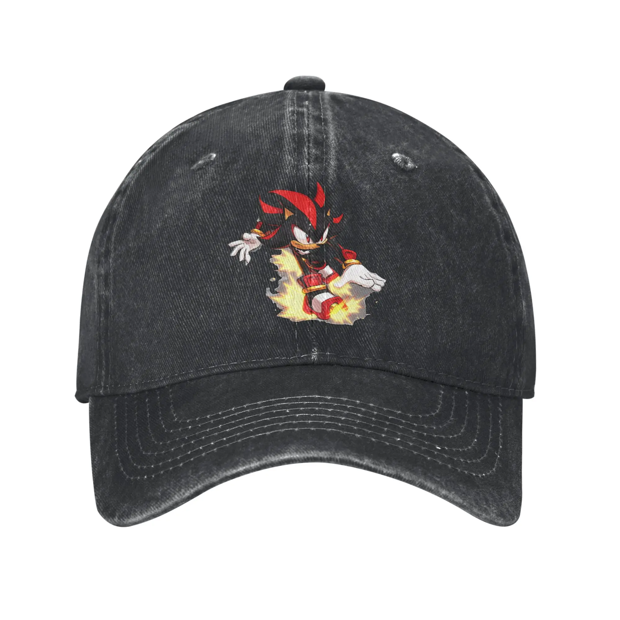 Shadow the hedgehog Fashion Baseball Cap  Cool Brand Cap  Beach Vacation Brand Cap