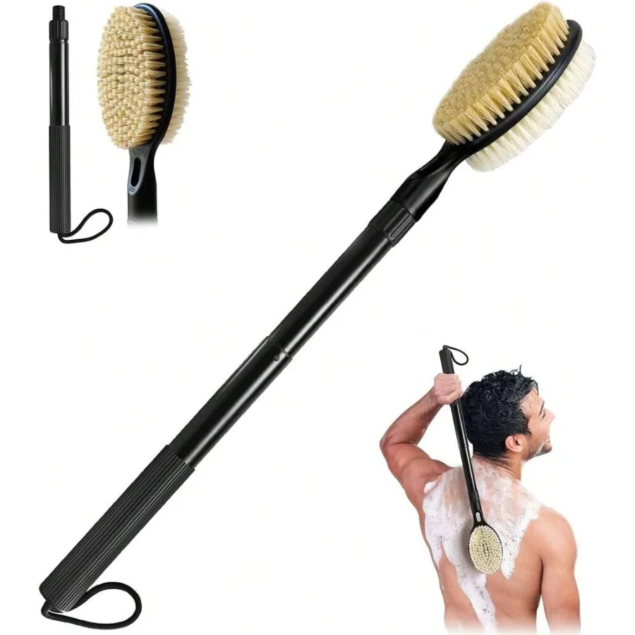 

Detachable Back Scrubber For Shower, Exfoliating Bath Brush