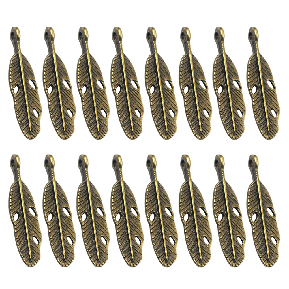 

50pcs Alloy Pendants Jewelry Making Charms Diy Charm Set For Necklace Bracelet Keychain Accessories (Bronze)
