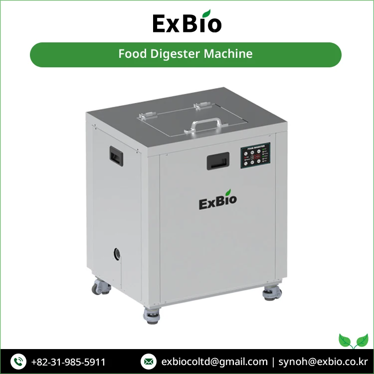 Globally Selling Exbio 30kg/day Capacity Food Garbage / Food Waste Composting Disposal Machine