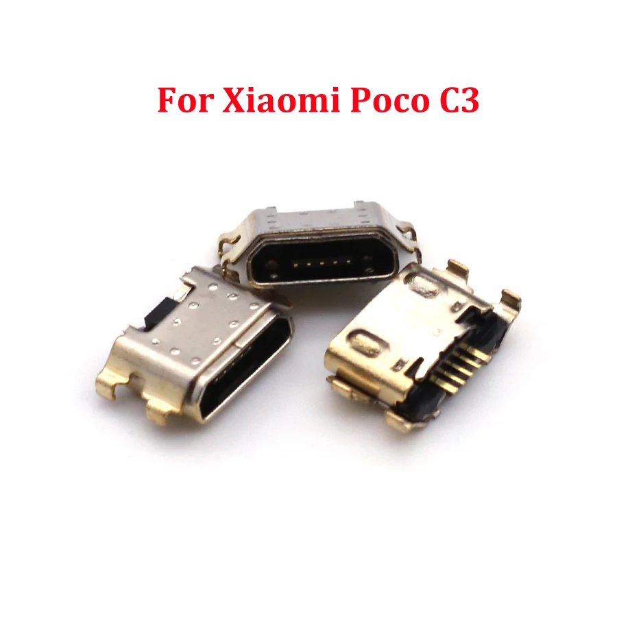 10pcs USB Fast Charging Port For Xiaomi Poco F1 F2 F3 F4 X2 X3 X4 M3 M4 Pro C3 4G 5G Dock Charger Board Connector Flex Cable