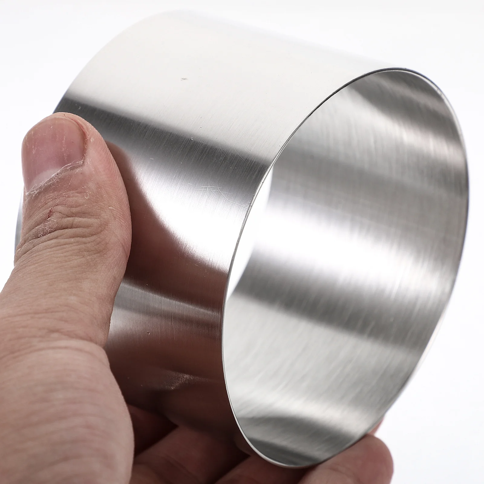 

4Pcs 8x8x5cm Stainless Steel Mousse Ring Square Cake Mold for Baking DIY Desserts Pastry Making Reusable Non-Oil Absorbent