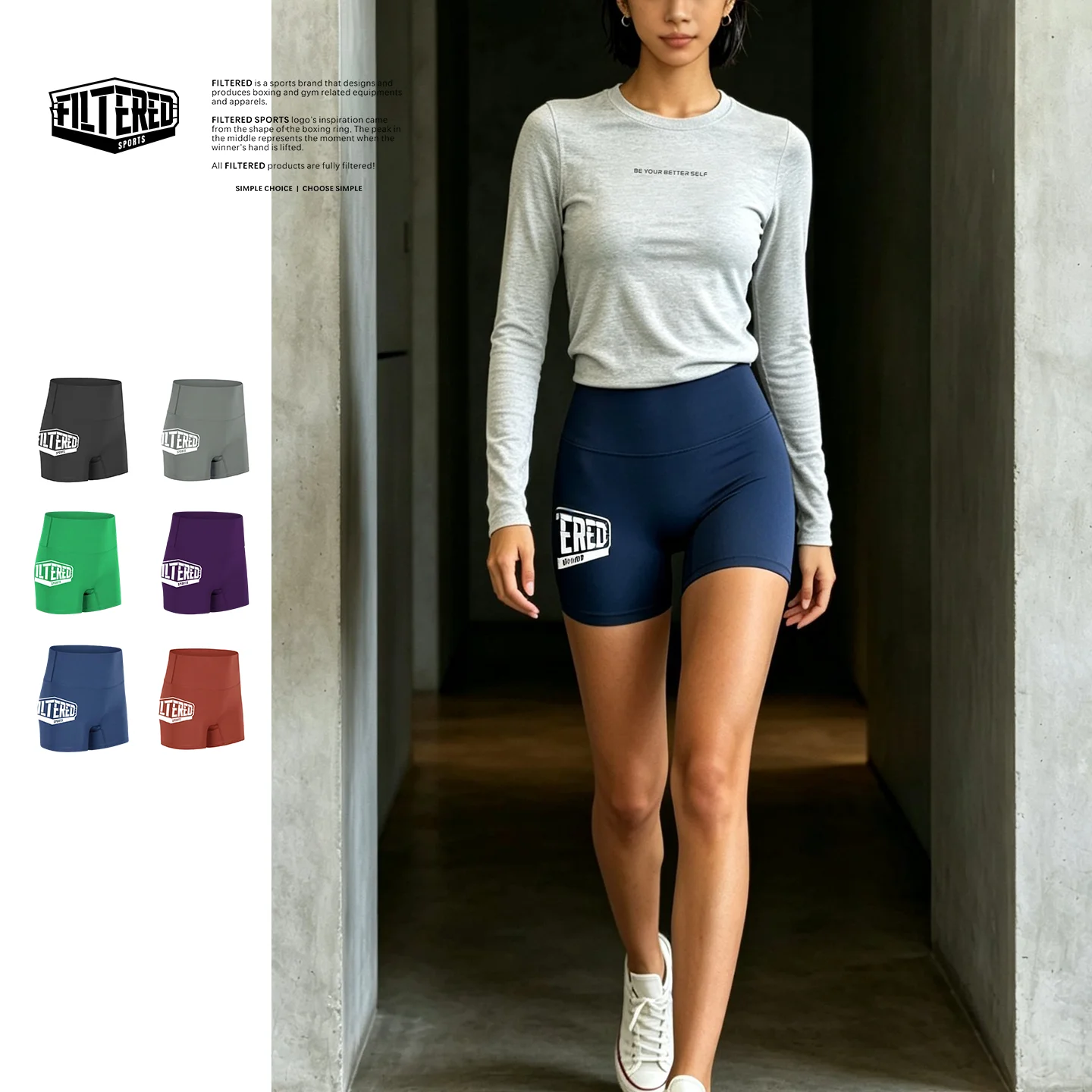 Women's High Waist 3-Inch Compression Shorts Silky Soft 80% Nylon 20% Spandex 4-Way Stretch for Boxing MMA Yoga Fitness Workout