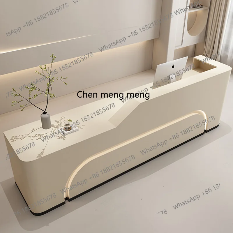 Salone di bellezza Bar Negozio di abbigliamento pagina di cassa Banco reception bellezza dentale Reception commerciale aziendale Banco reception