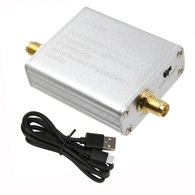 100K-6Ghz Full Band Low Noise Amplifier,20Db High Gain Preamplifier,LNA Module For RF & Software Defined SDR Radio