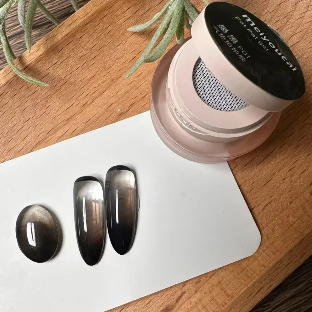 5 مللي وسادة سوداء متدرجة اللوحة هلام أسود أومبير الربت هلام البولندية UV/LED أحمر الخدود تزهر هالة مانيكير هلام طلاء الأظافر R$30 @ #3