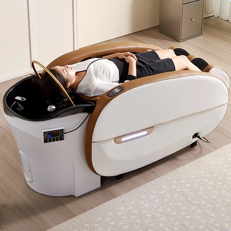 Luxe Massage Haar Wasbed Stylist Hoofd Spa Douchestoel Schoonheidssalon Artefact Cama De Champu Salon Apparatuur Mq50sc