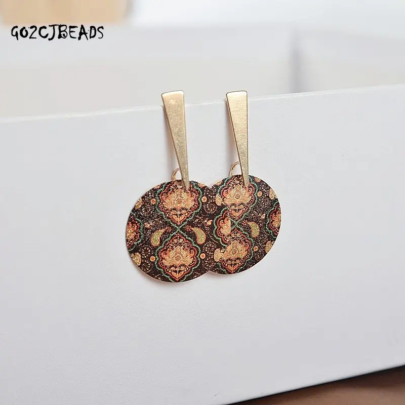 Bohemian Earrings Trendy Metal Punk Earings Ethnic Style Earrings Long Earring Women Irregular Sexy Girls Jewelry Fashion