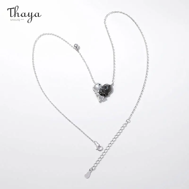 Thaya Gold Plated Pendant Women Necklace Elegant Female Chorker Fashion Collar For Girls Party Accessories Jewelry Birthday Gift