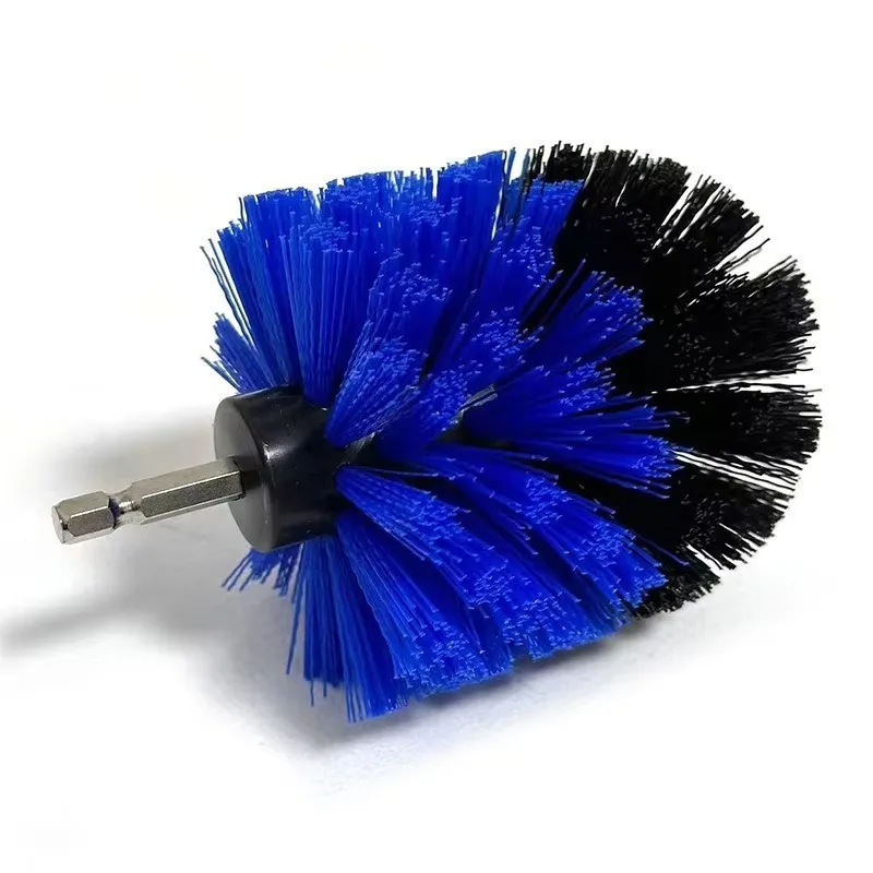 3,5 Zoll Elektrische Wäscher Pinsel Bohrer Pinsel Kunststoff Runde Reinigung Pinsel Für Teppich Glas Auto Reifen Nylon Pinsel Auto Reinigung – Detail 5
