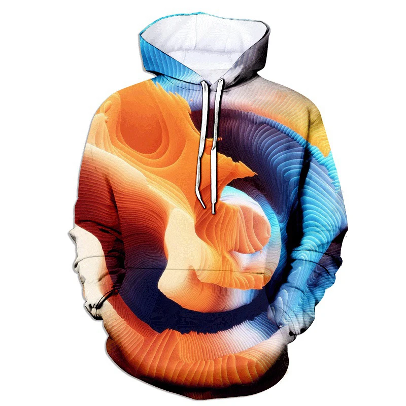 Autumn Abstract Graffiti 3D Print Hoodies Men Women Fashion Casual Sweatshirts Oversized Hoodie Pullovers Tracksuit Clothing