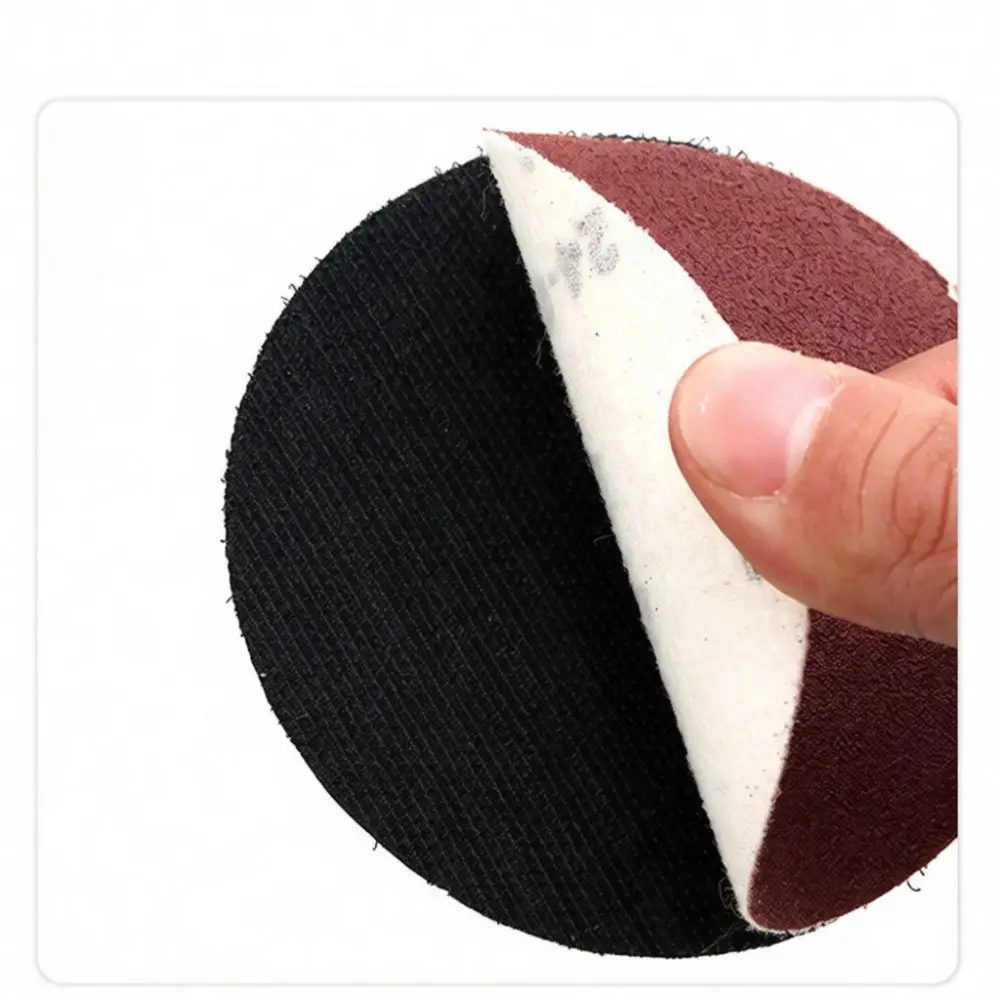Polishing Buffer Pad For Angle Grinder Self Adhesive Flocking Sanding Disc Backing Plate Power Tool Rotary Attachment