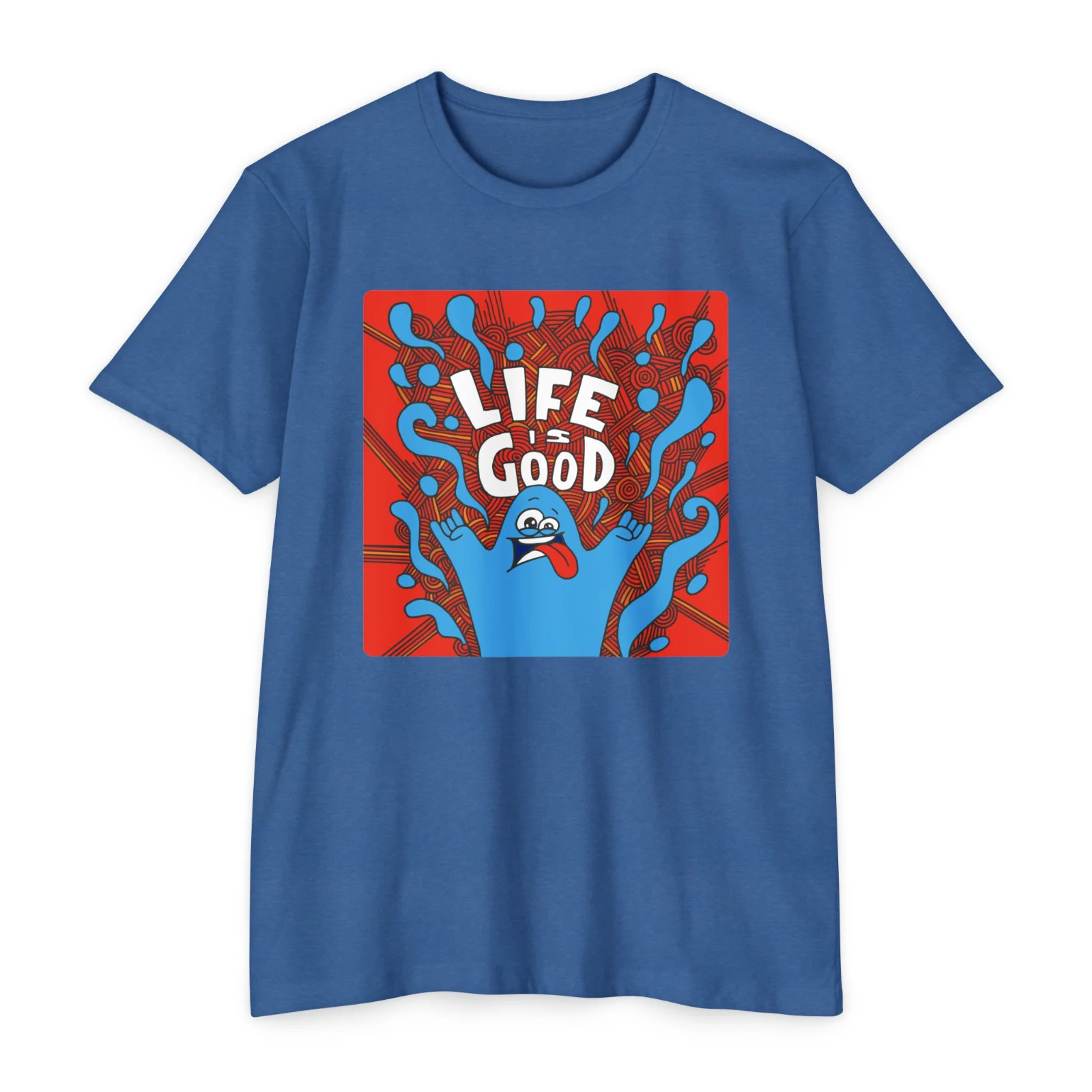 Life Good Positive Ghost Funny Unisex T-Shirt Size S-5XL