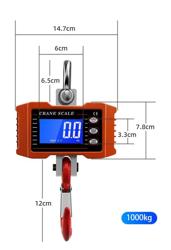 High Quality Industrial Scale 300KG Mini Digital Crane Scale Crane Electronic