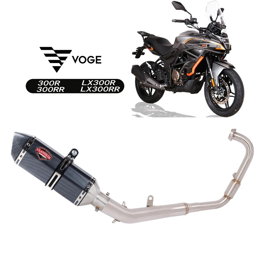 Motorcycle Muffler Exhaust For Voge 300R 300RR LX300R LX300RR LONCIN 300 500 Muffler Exhaust Escape