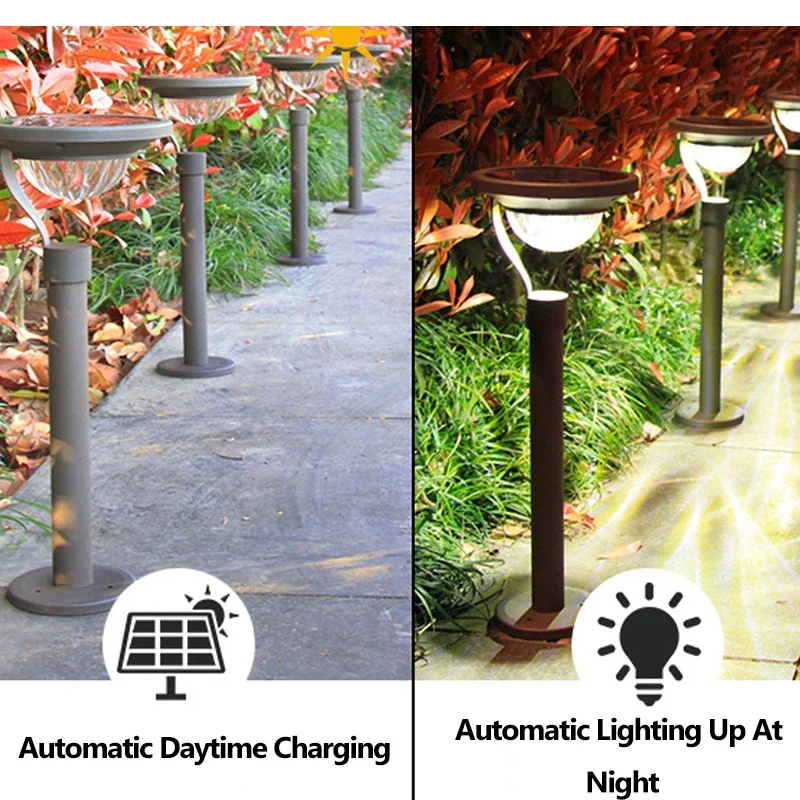 

1pcs Led Solar Pathway Lights Waterproof Outdoor Solar Lamp for Garden/Landscape/Yard/Patio/Driveway/Walkway Outdoor Lighting