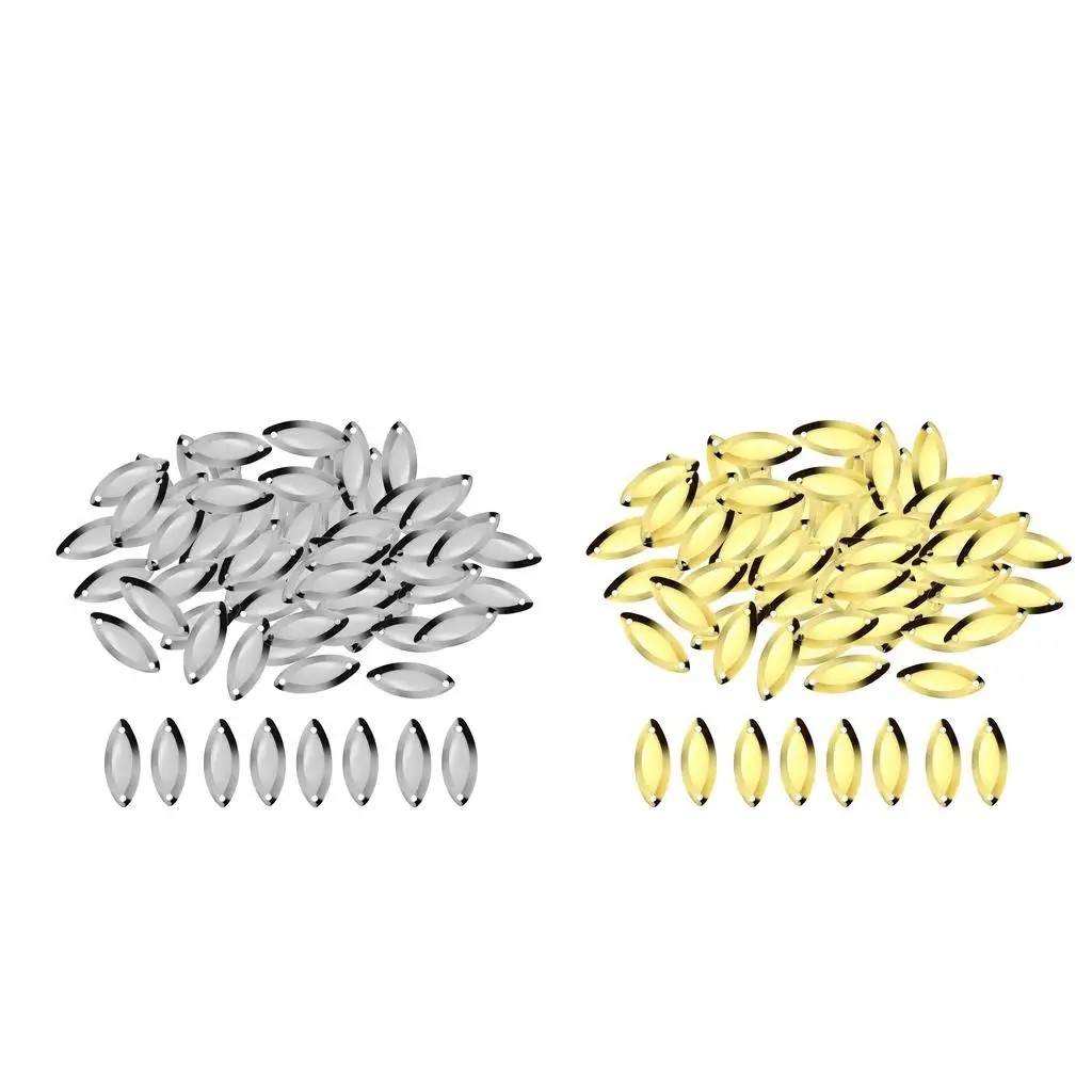 Metal Baits Sequins Noise Spinner Spoon Lure Fishing Materials for Freshwater Sea Trout Bass Kit