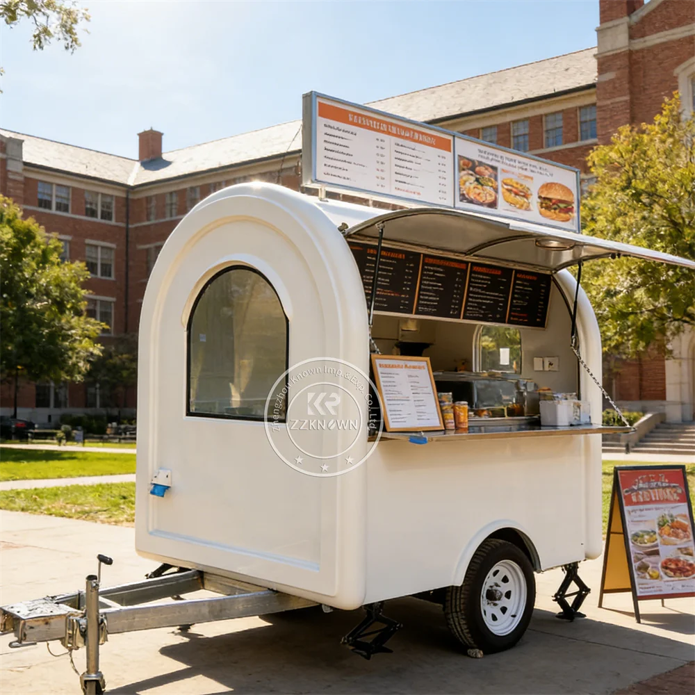 

Custom Burger Vending Trailer Mobile Kitchen Truck Mobile Food Trailer Kitchen Usa Standard Used Caravan Food Truck For Sale