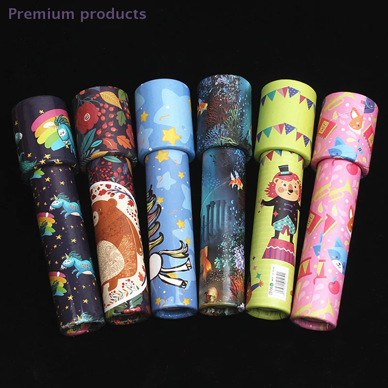 1Pc Caleidoscopio Rotante Classico Nostalgico Bambino Genitore-bambino Bambino Educativo Classico Educativo Imaginativo Giocattolo Del Fumetto