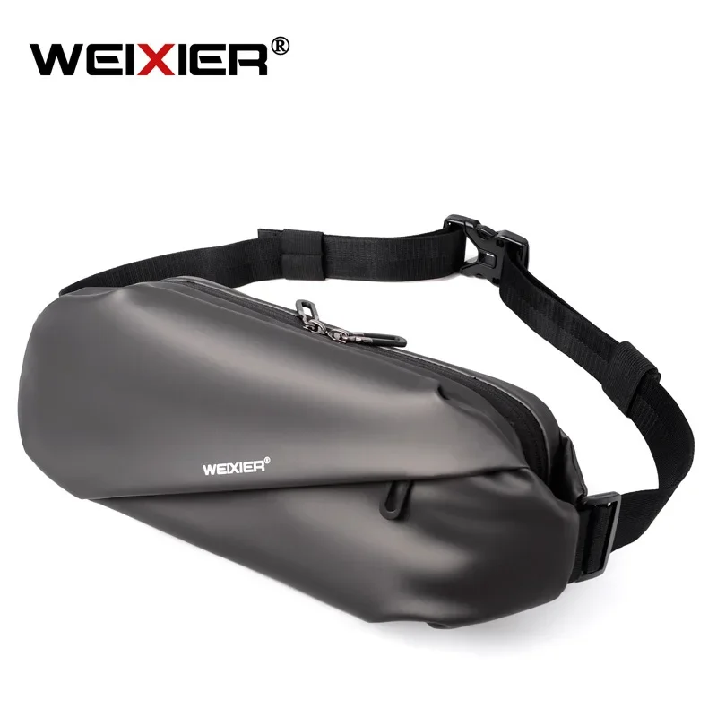 WEIXIER Men Sport Crossbody Bag Fashion Brand Oxford Cloth Fabric Waist Casual Shoulder bag Outdoor Cycling Bags Waterproof bags