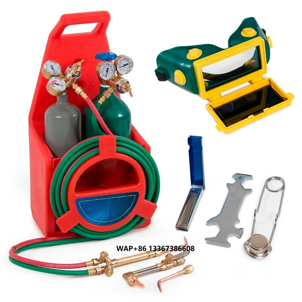 

Hot Selling Set Portable Gas Welding Kit of Oxygen Acetylene Weld Torch Tank Kit