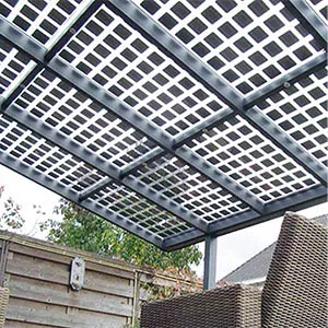 300W BIPV Solar Panel Building-integrated Photovoltaic Module That Combines Renewable Energy Production Architectural Aesthetics