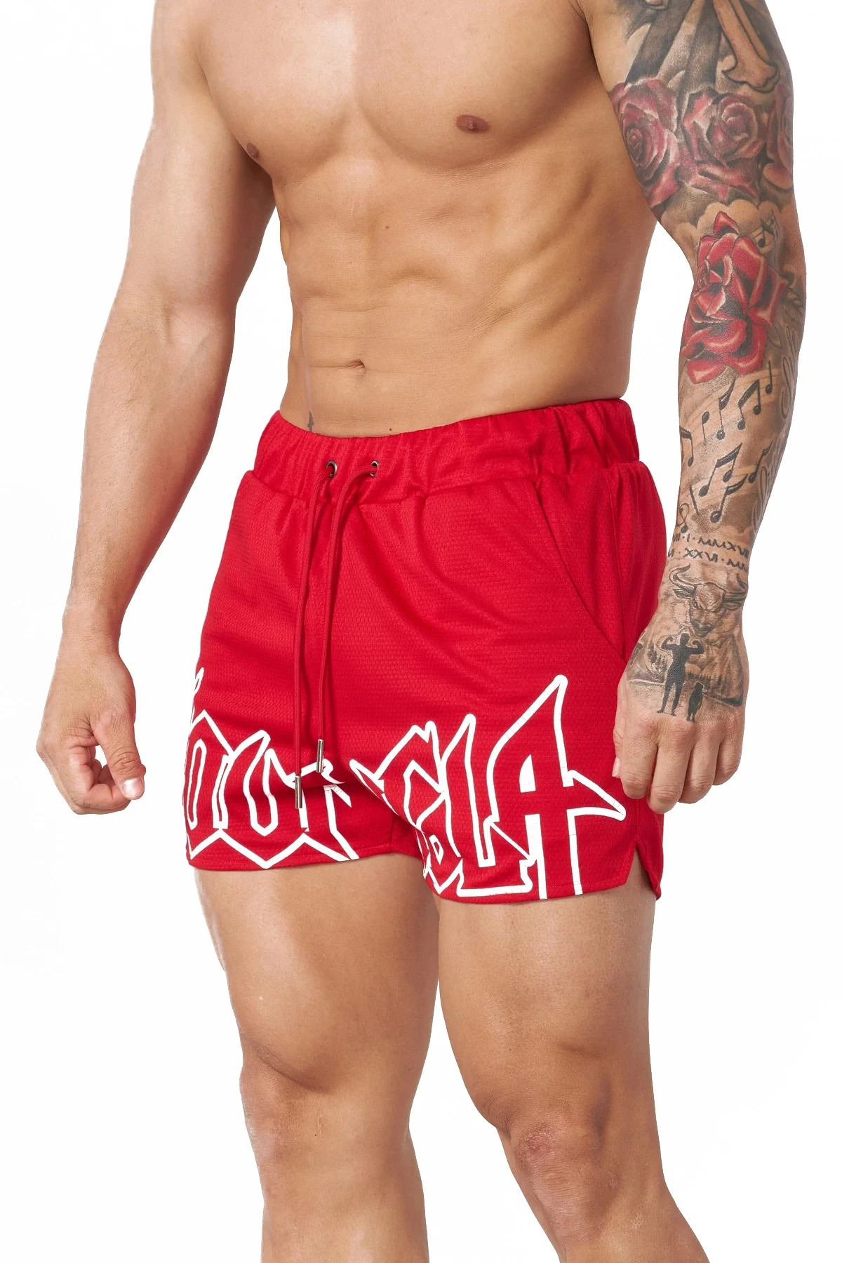 Calções Esportivos Ya Estilo Americano Masculino, Roupa de Fitness, Corredor Exterior, Corrida, Basquete, Treinamento, Calça de Praia, Ginásio, Marca