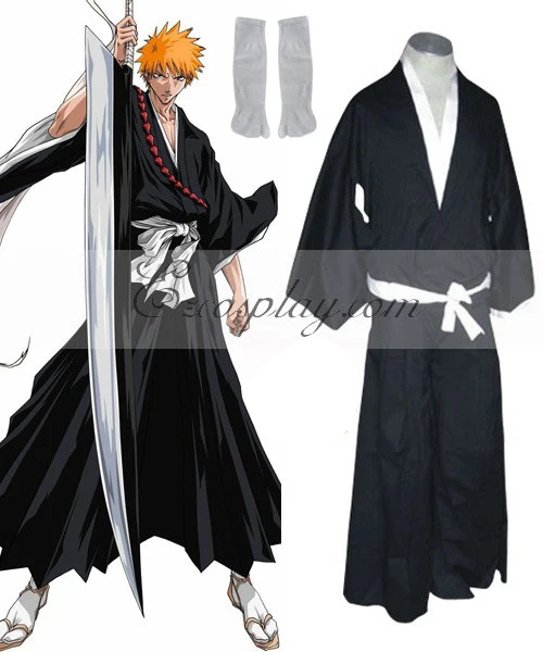 

Bleach Ichigo Soul Reaper Cosplay Costume E001