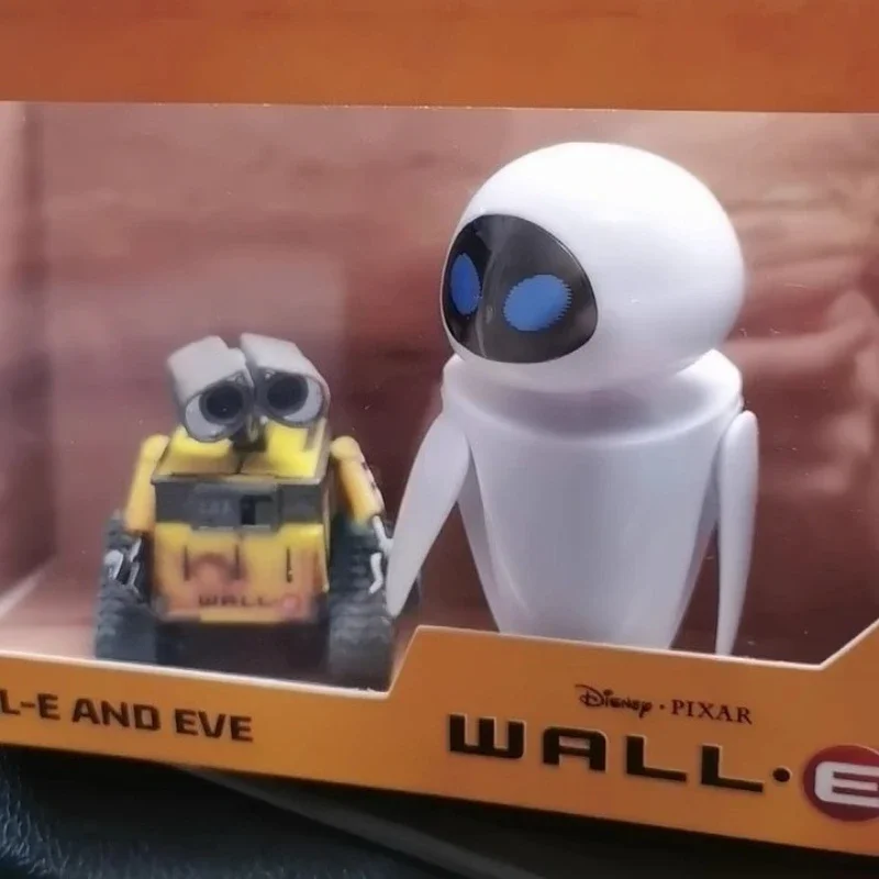 أنيمي روبوت التعبئة Wall-E & إيفا عمل الشكل مزيج سطح المكتب نموذج الحلي جمع لعبة الأطفال هدية عيد ميلاد