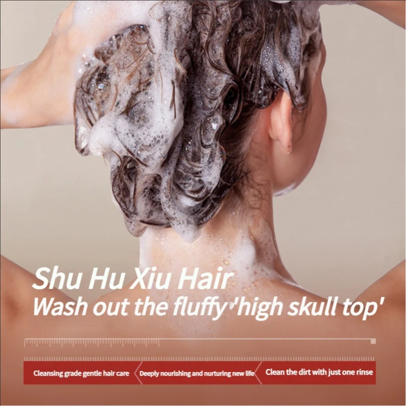 Saffron Polygonum multiflorum Moisturizing Shampoo 500ml Refreshing, Fluffy, Oil Control, Strong and Tough Hair Shampoo