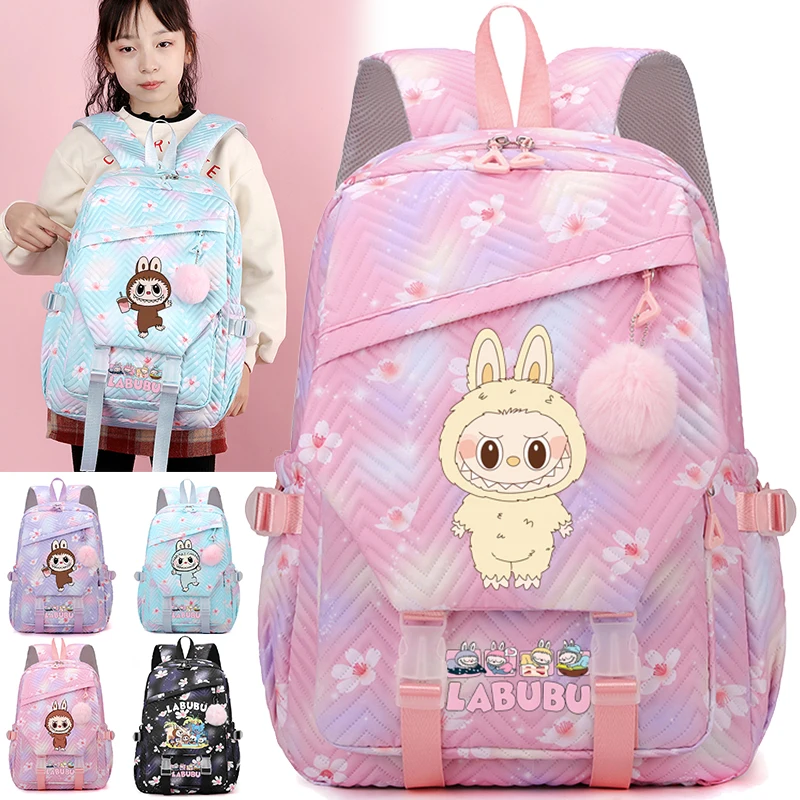 

Anime Cute Backpack for Girl Boy Teen Student Back To School Rucksack Cartoon Mokoko Schoolbag Leisure Bag Women Mochila