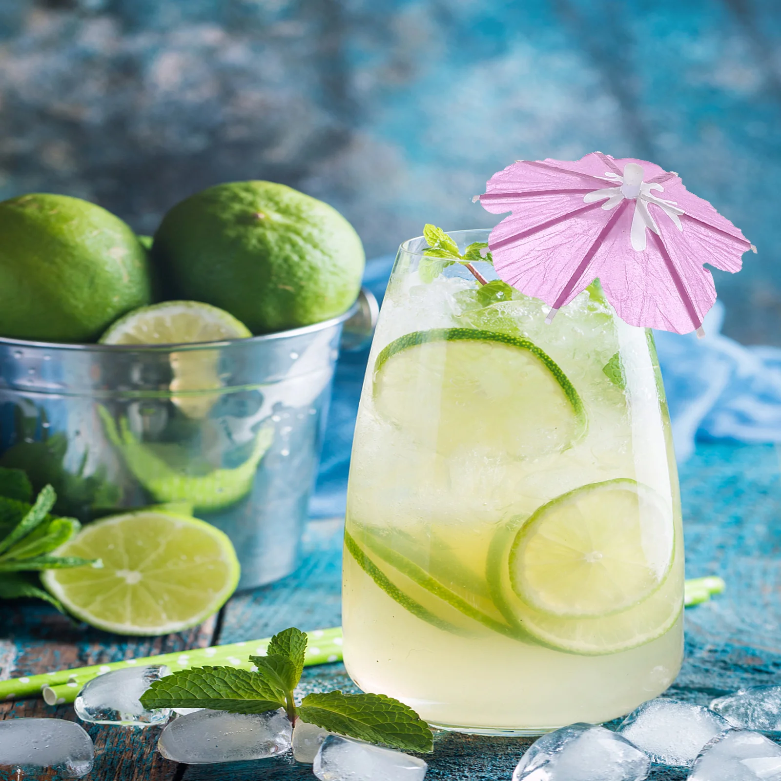 

150Pcs Mini Umbrellas for Drinks Nonslip Design Colorful Cocktail Picks Wedding Party Cupcake Toppers Drink Picks