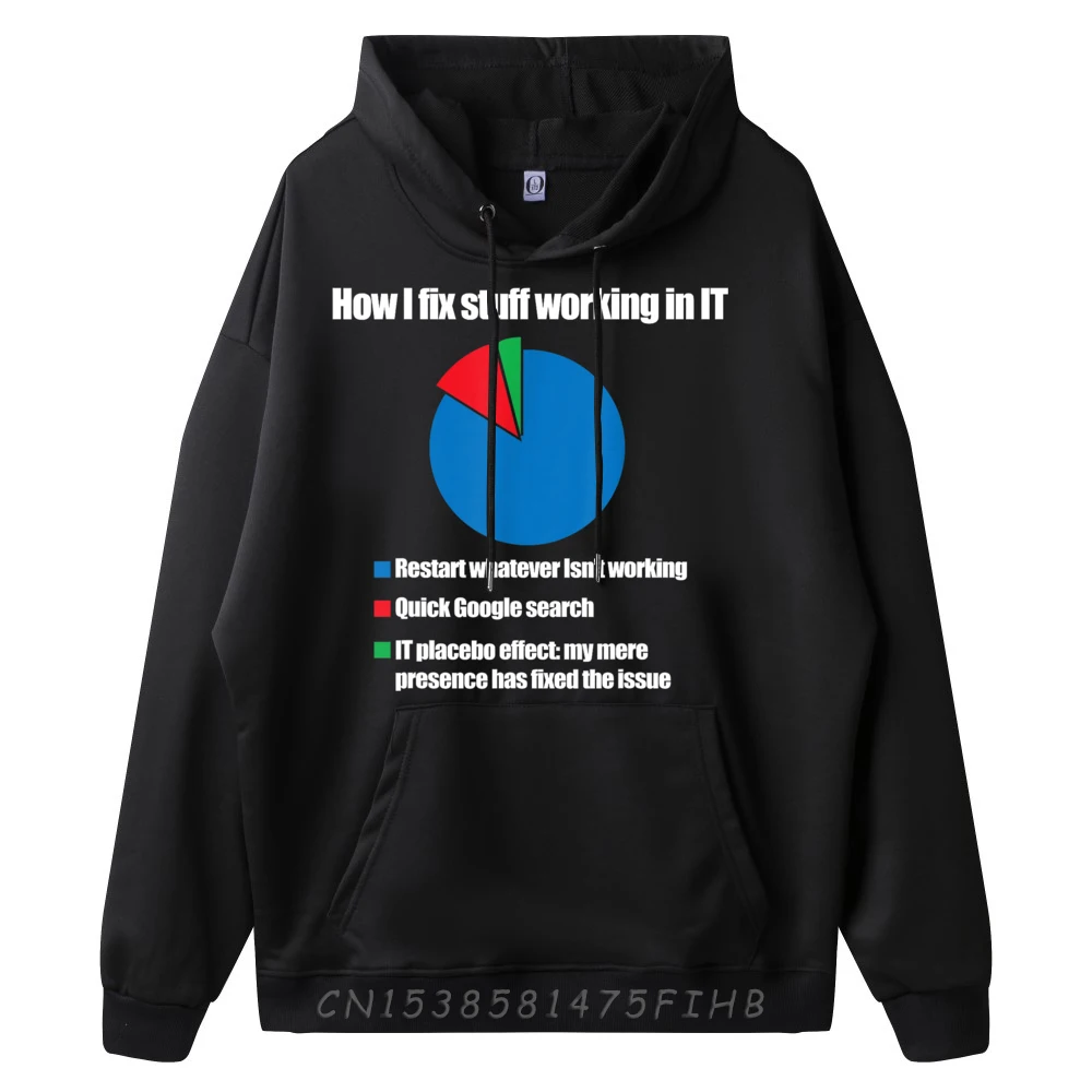 IT Tech Support Technology Nerds Geek Computer Engineer Fashion Hoodies Men Pullover Men